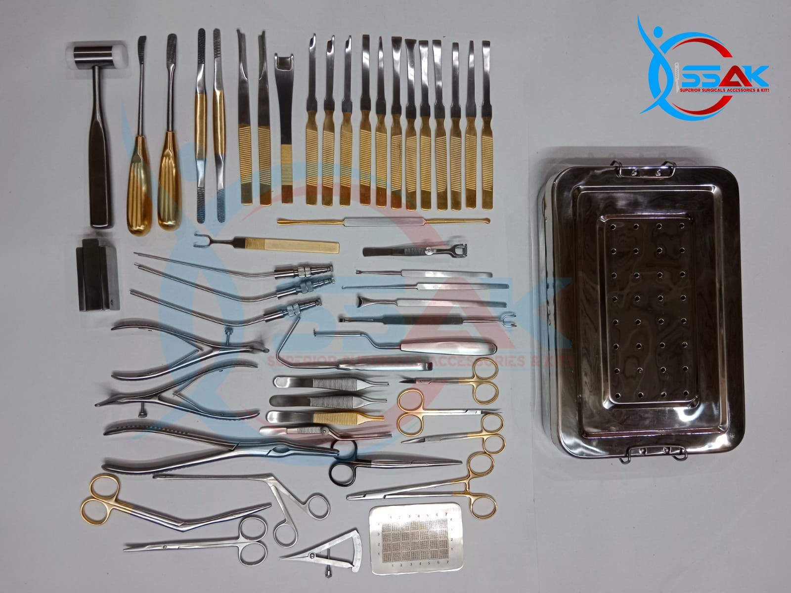Rhinoplasty Instruments Set 50 Pcs of ENT Nasal Surgical Instruments