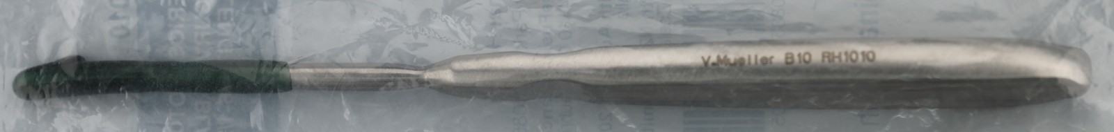 V Mueller RH1010 Joseph Periosteotome, 5mm Wide Slightly Curved Blade, 6.5″