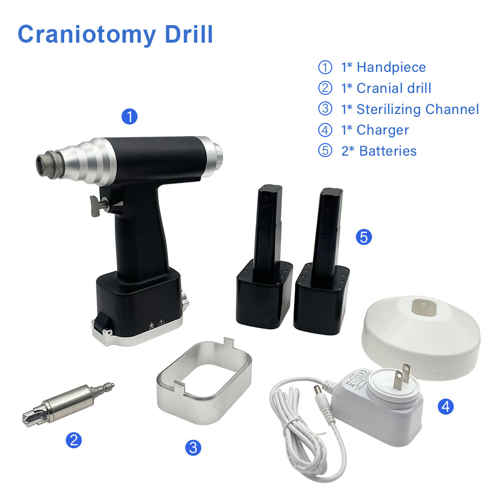 Orthopedic Craniotomy Drill Mill System for Cranial Neurosurgery Bone Drill