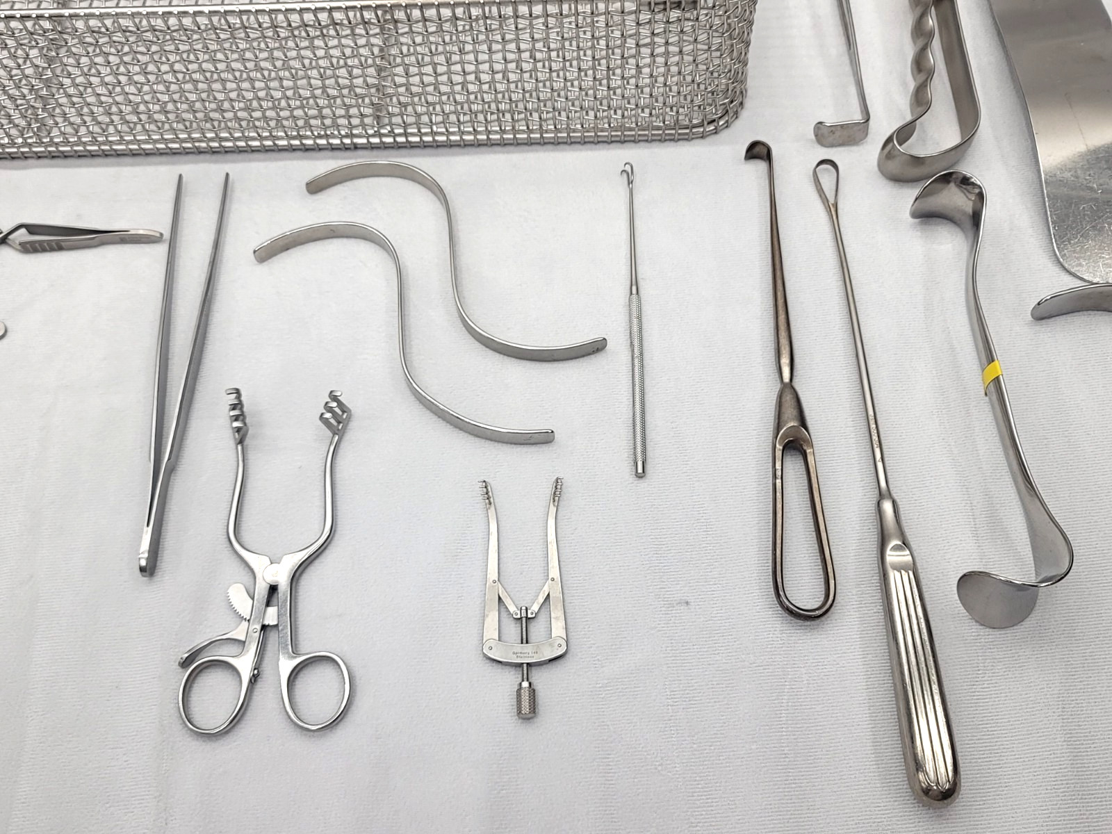 57 Piece General Surgical Set Aesculap Jarit with Basket
