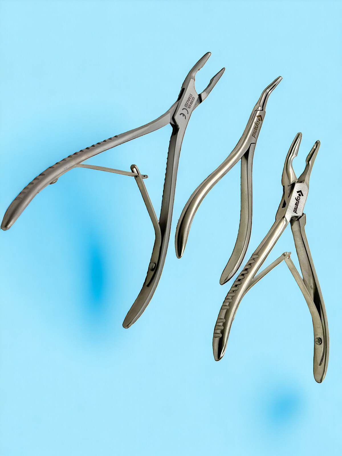 3 Premium Rongeur Bone Cutter Blumenthal + Micro Forceps + Micro Friedman MED
