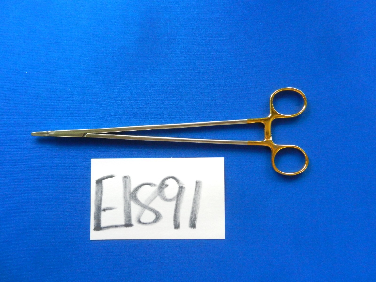 E1891 V. Mueller CH2498 Vital Cooley Straight Narrow Jaw Needle Holder 26.3cm