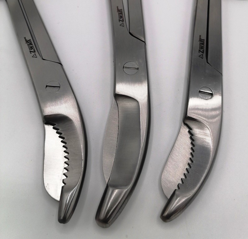 3X Bruns Esmarch Plaster Cast Cutting Shears 9.5″/7.5″ Blade General Ortho Tools