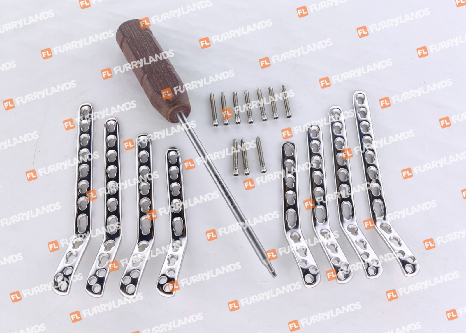 Distäl Húmerus Extra-Articular Plates L+R W/ Locking Screws 71 Pcs Set