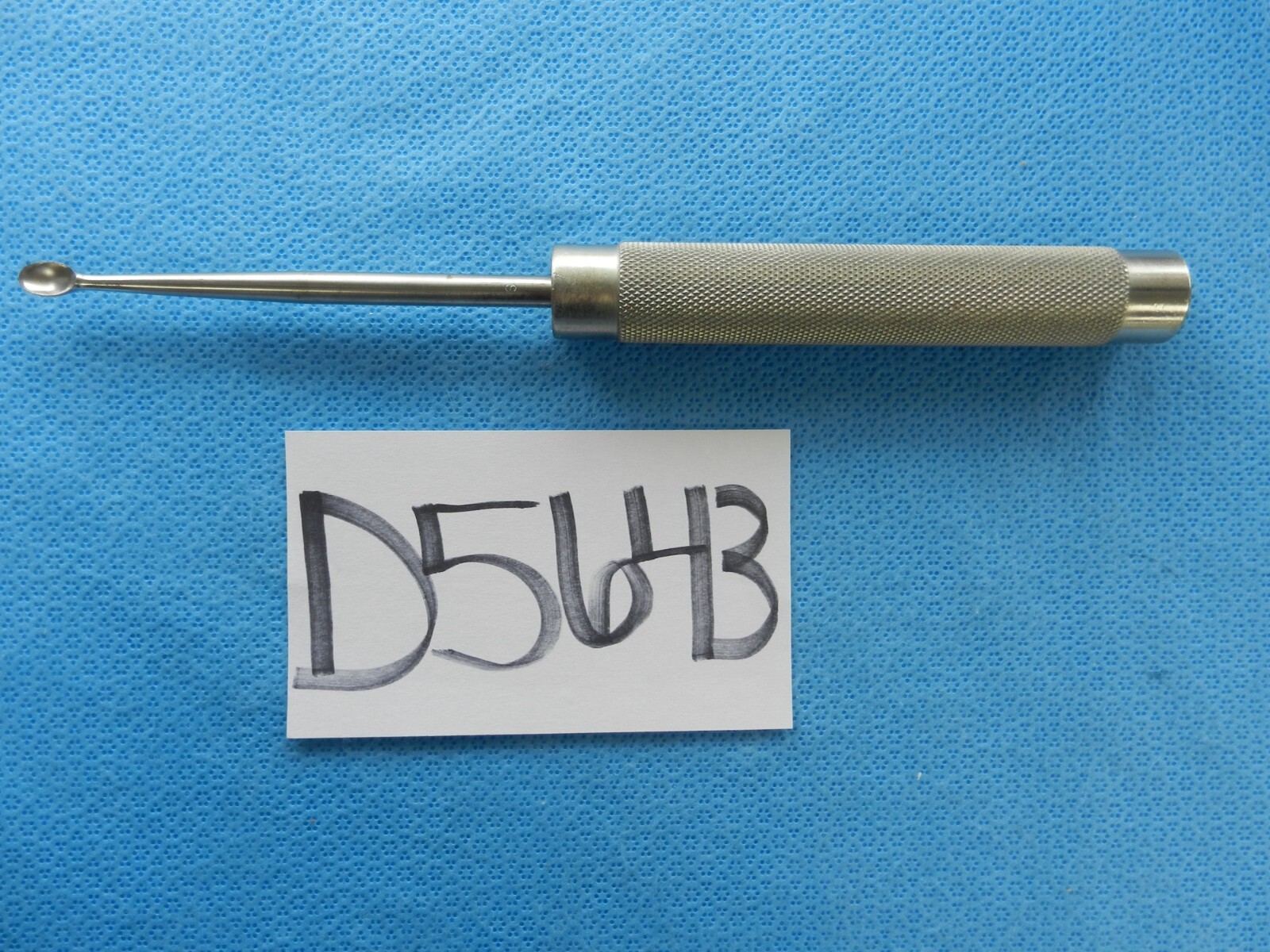 D5643 Zimmer Heavy Duty Orthopedic Straight Curette Size 6 28cm