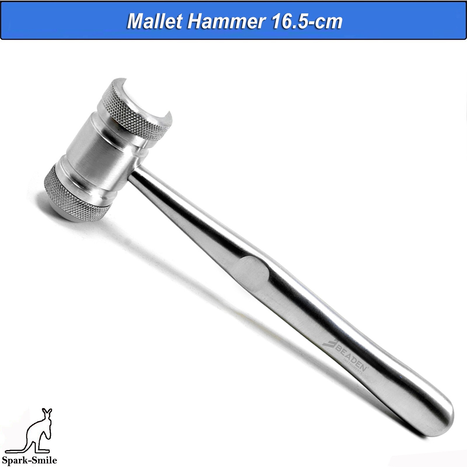 Mead Mallet Hammer Bone Mixing Well Non-Slip Amalgam Well Surgical Instruments