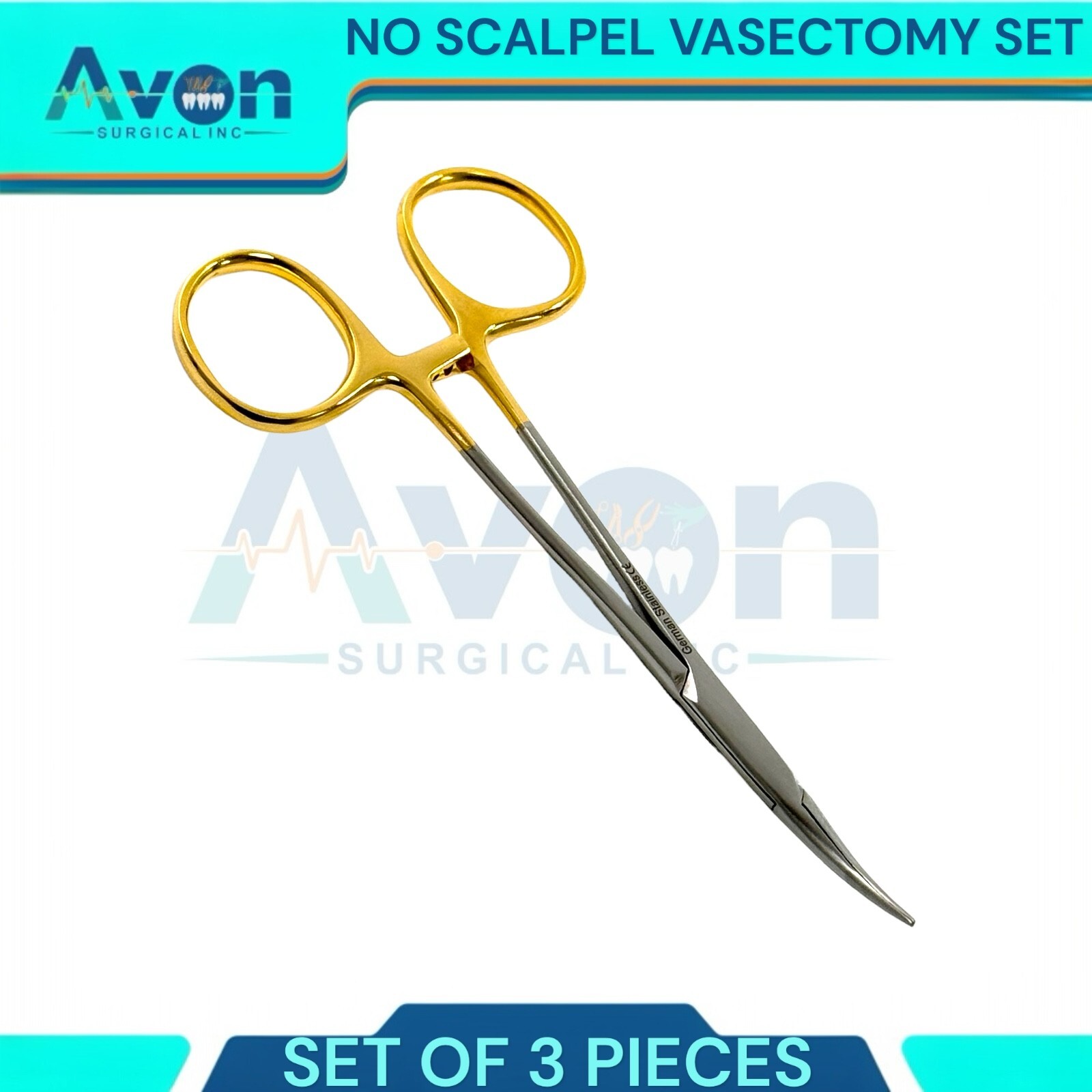 No Scalpel Vasectomy Set, Micro Mosquito Forceps, Ring Forceps, Iris Scissors