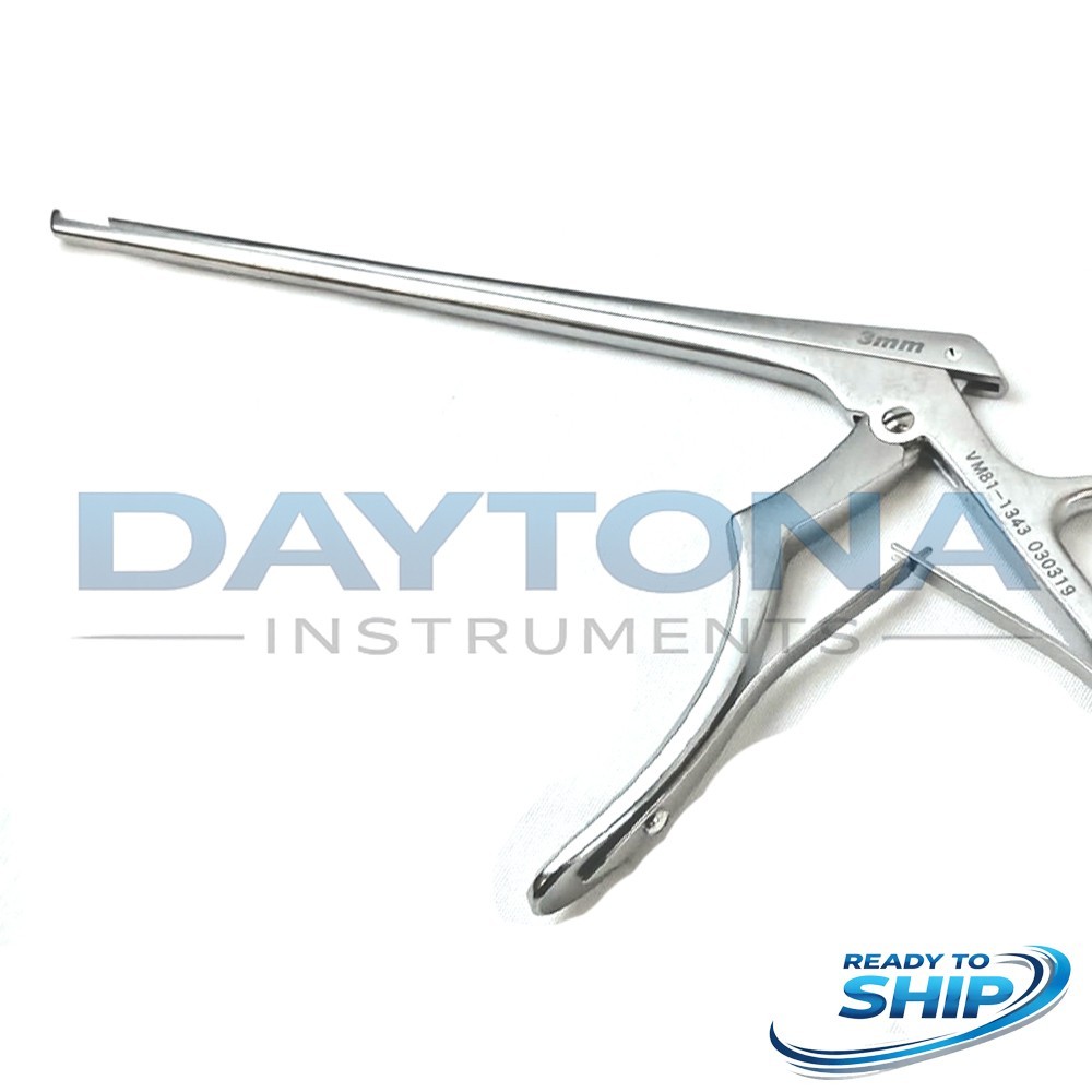V. Mueller VM81-1343 3mm Kerrison Rongeur 40° Up-Bite 7″ Bone Punch