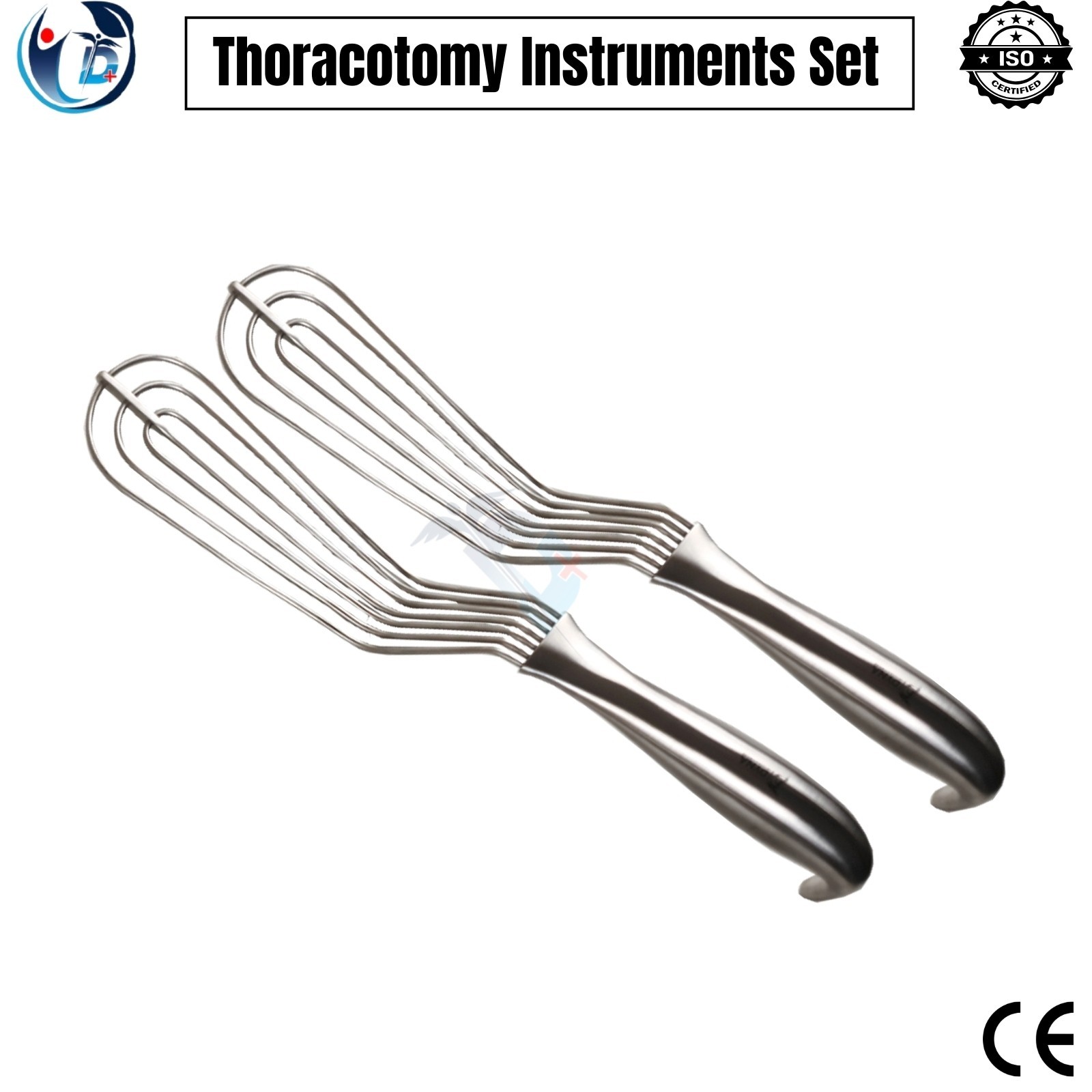 Thoracotomy Surgical Instrument Set Premium | Complete Kit Chest Surgery + Box