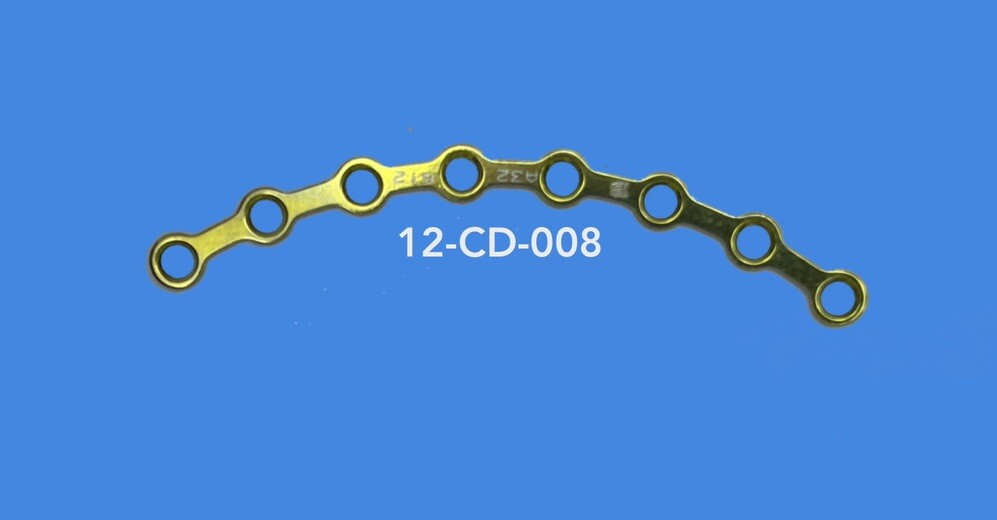 Micro 1.2 Veterinary Maxillofacial Orbital Plates with Screws and Driver 11Pcs