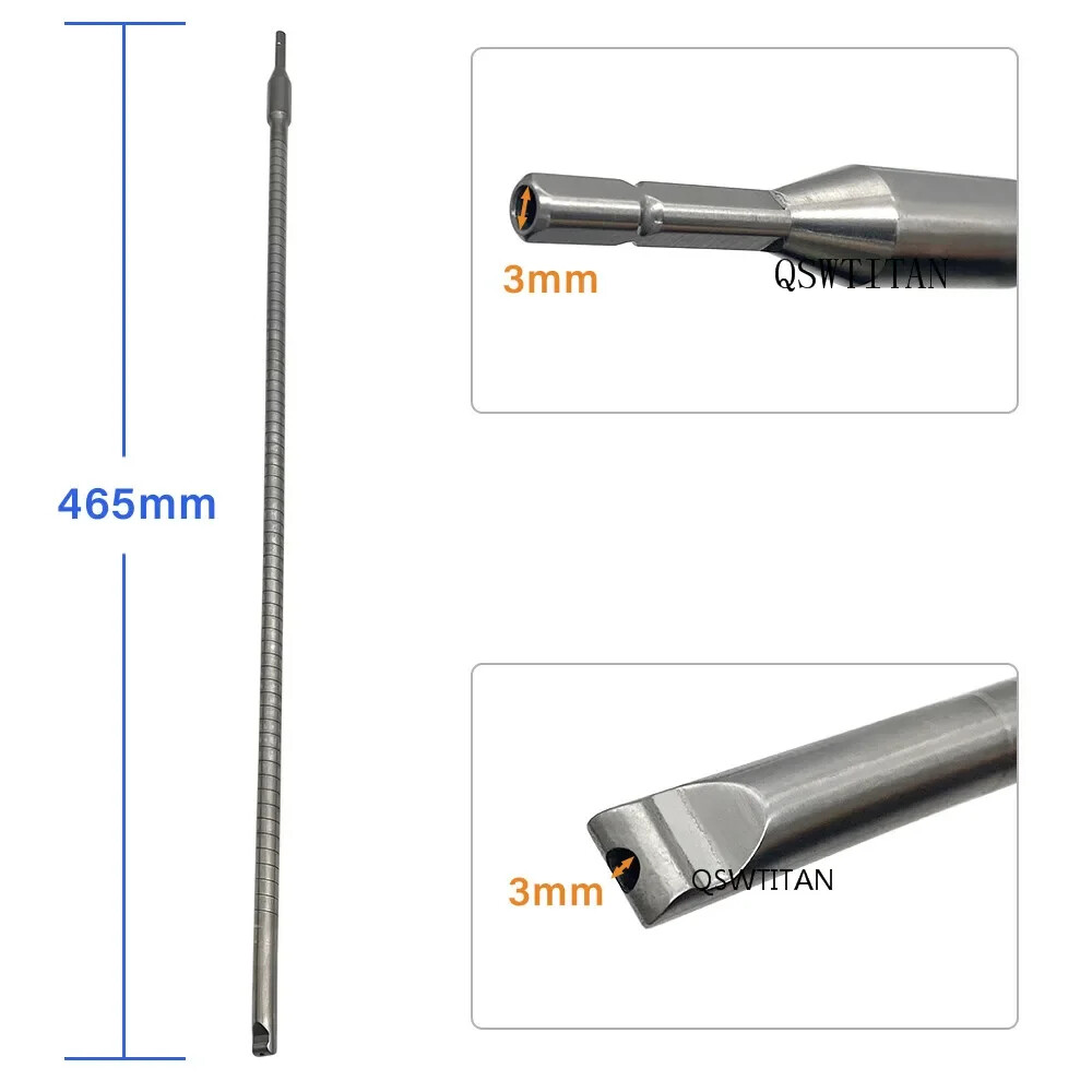 Flexible Reamer and Quick Coupling Flexible Soft handle Orthopedic Instruments