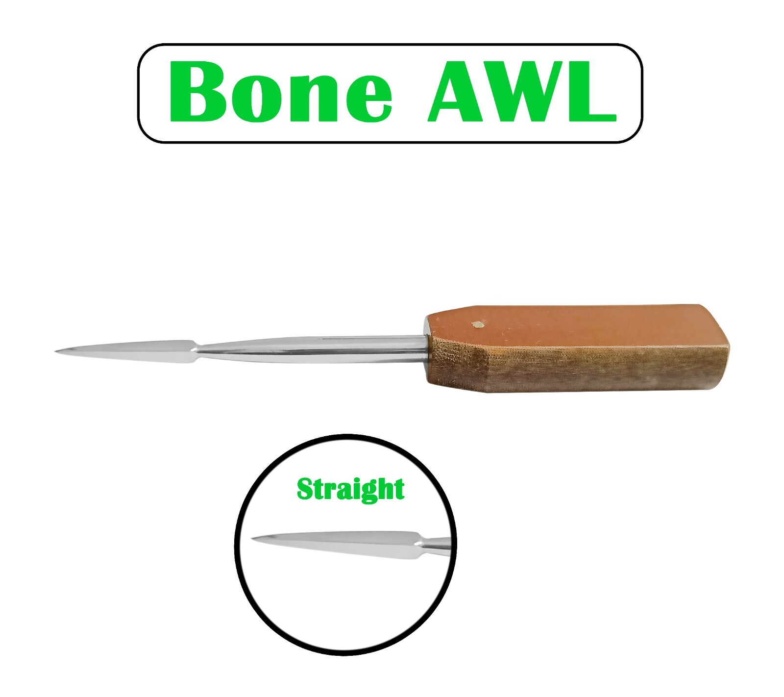 Veterinary Bone AWL With Wooden Handle Premium Quality