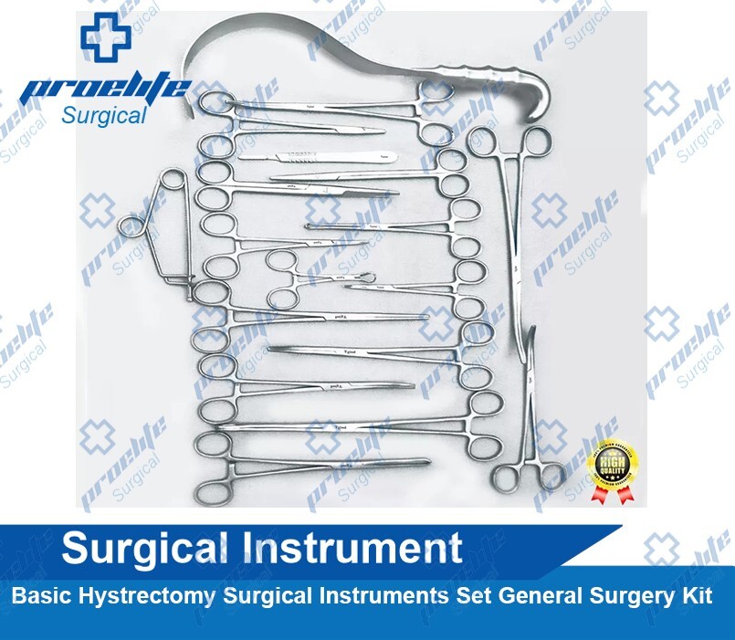 Basic Hystrectomy Surgical Instruments Set General Surgery Kit