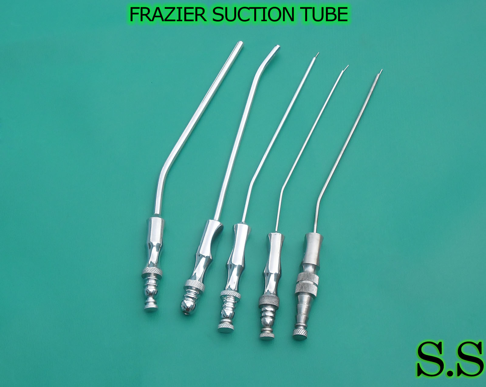 7-FRAZIER SUCTION TUBE 6-12 Fr Surgical ENT Instrument
