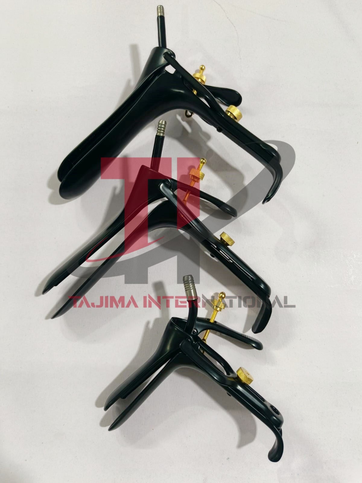 3 Pcs LLETZ LEEP Graves Vaginal Speculum Medium Gynecology Black German Grade