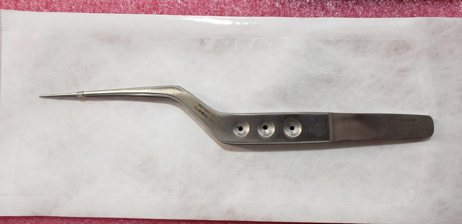 Garana 2010-19 Surgical Neuro Yasargil Micro Tweezer Bayonet Forceps 7.5″ Plain
