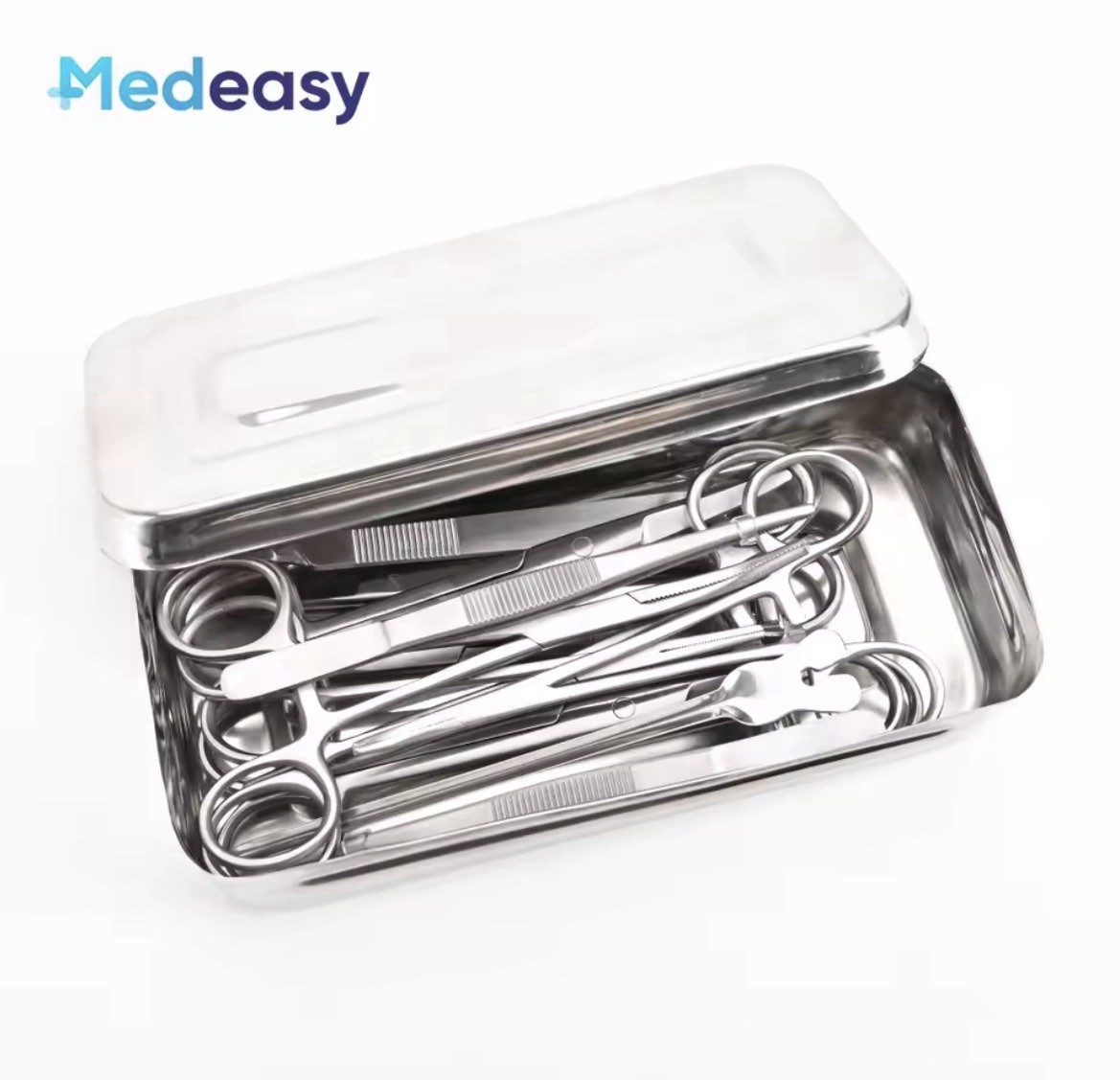 Set of 13 Pieces Basic Minor Surgery Kit Steel Box Surgical Instruments