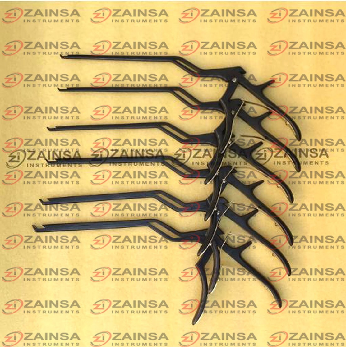 German Standard Orthopedic Instruments 6 Pcs Kerrison Bayonet Bone Spine Rongeur