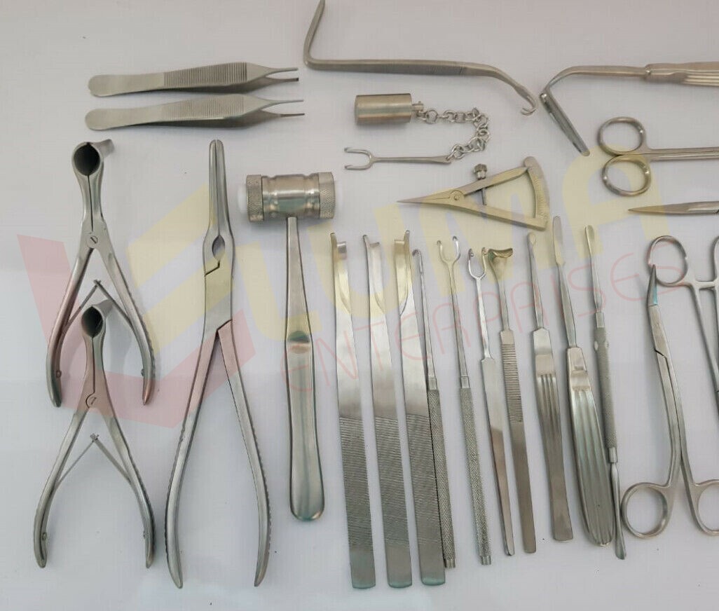 Rhinoplasty Instruments Set Of 25 Pcs Nose Surgery Instruments