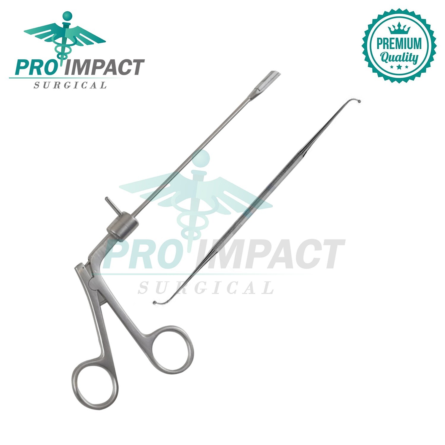 Maxillary Seeker & Rotatable Back-Biting Endoscopic Sinus ENT Surgery Instrument