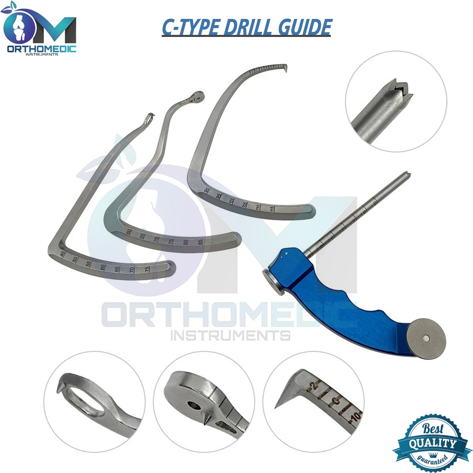 C-type Drill Guide Sight Knee Ligament Shoulder Femoral Tibia Aimer Guider