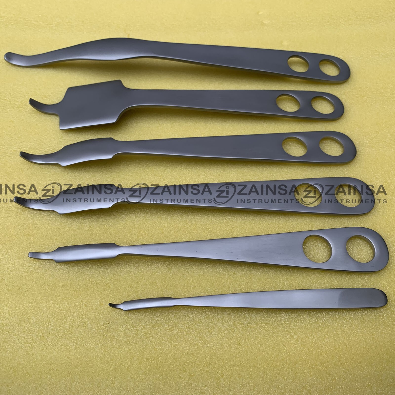 7 Hohmann Retractor Set, German Stainless Steel Surgical, Orthopedic Instruments