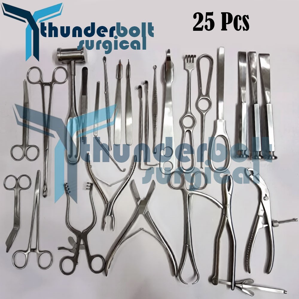 Basic Orthopedic Surgery Kit German Orthopedic Surgical instruments Set of 25 PC