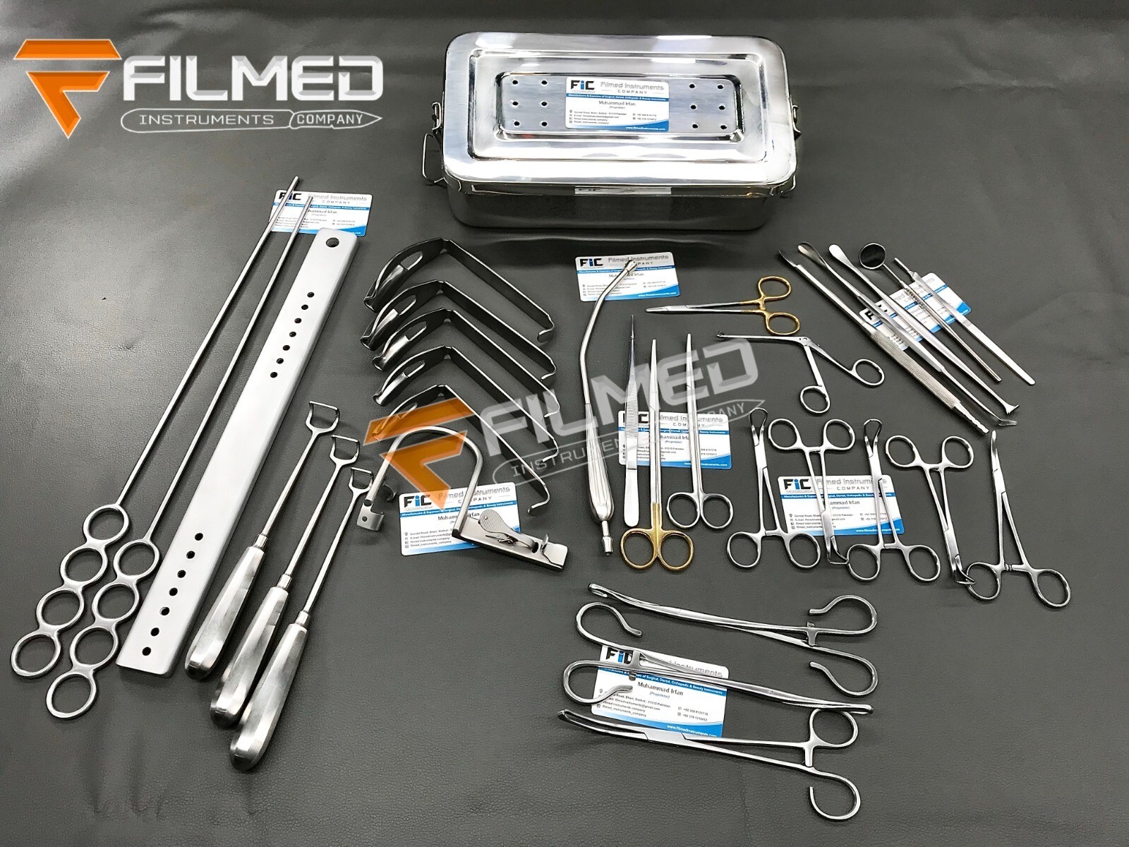 30 PCS Tonsillectomy and Adenoidectomy kit Surgical Instruments Set with Box