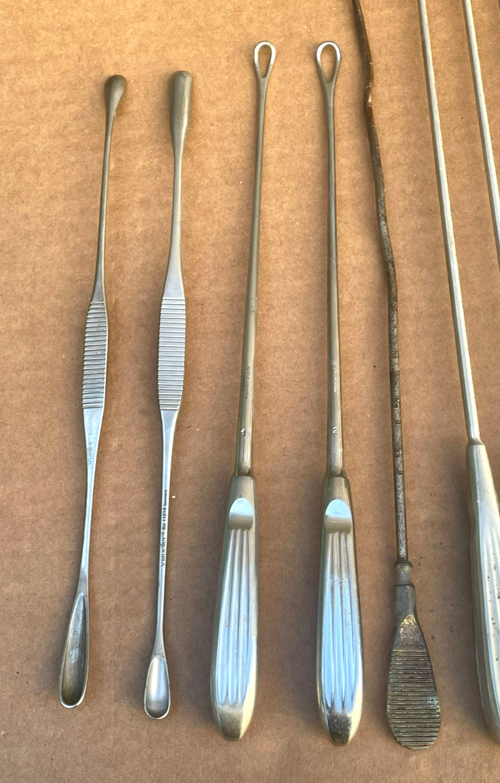 Assorted V-Mueller Curetts Instruments (Lot of 9)