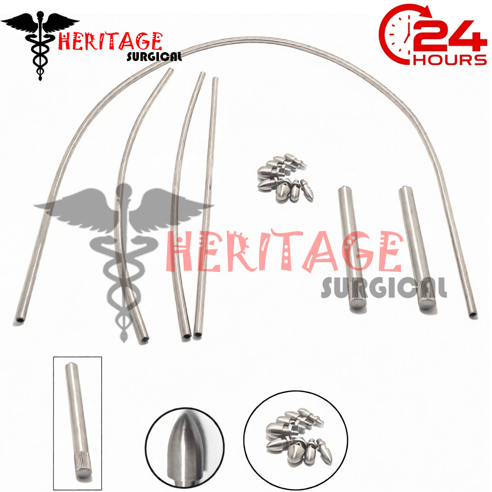 Vascular Set Fistula Tunneler Set of 11 PCs Orthopedic Surgical Instruments