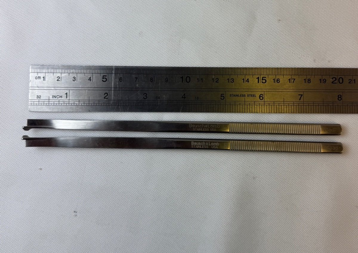 Pair of Bausch & Lomb Storz N4366 & N4367 Anderson-Neivert L&R 4mm Osteotome ENT