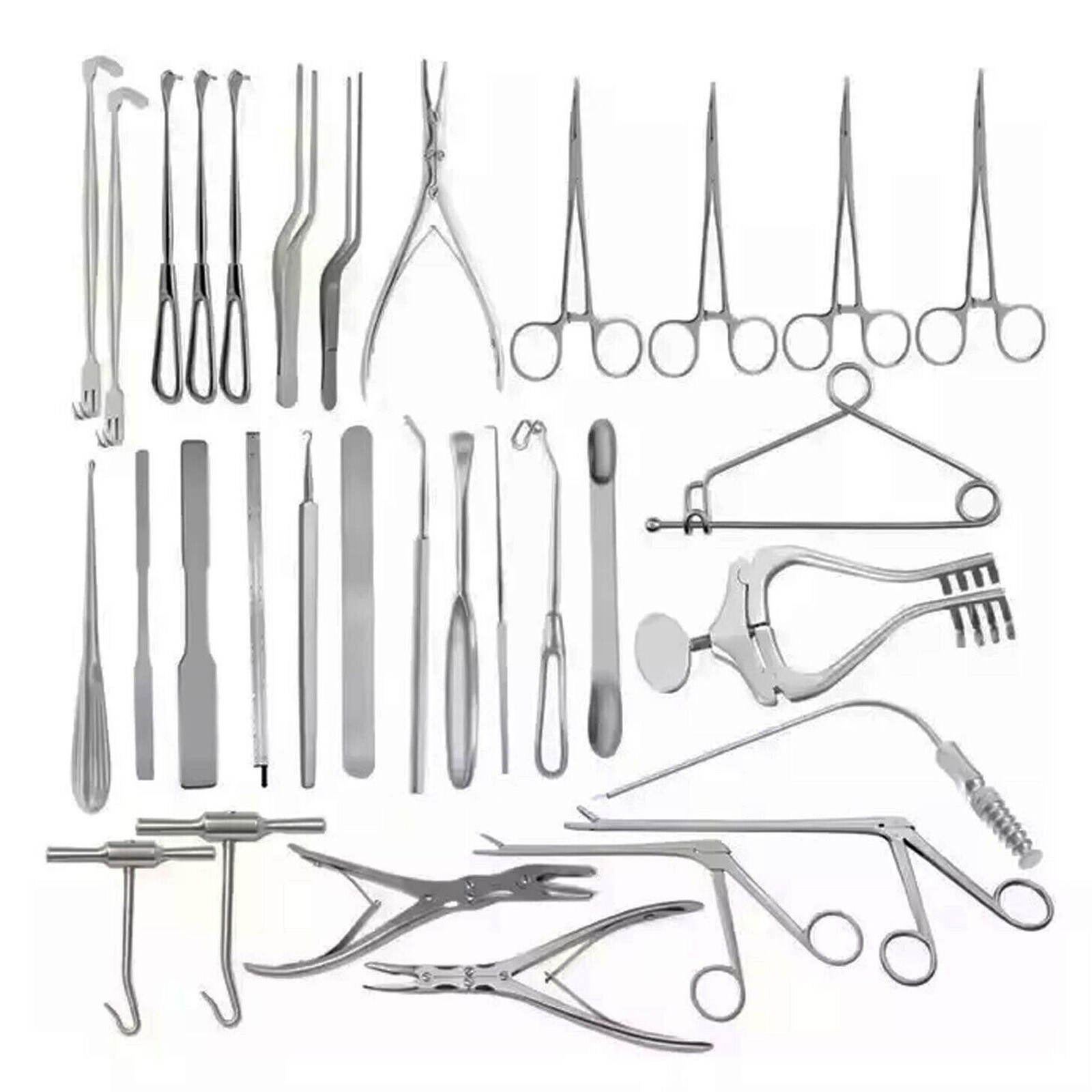 Neuro Craniotomy Instruments Set Comprehensive Neurosurgery Tools 32 Pieces