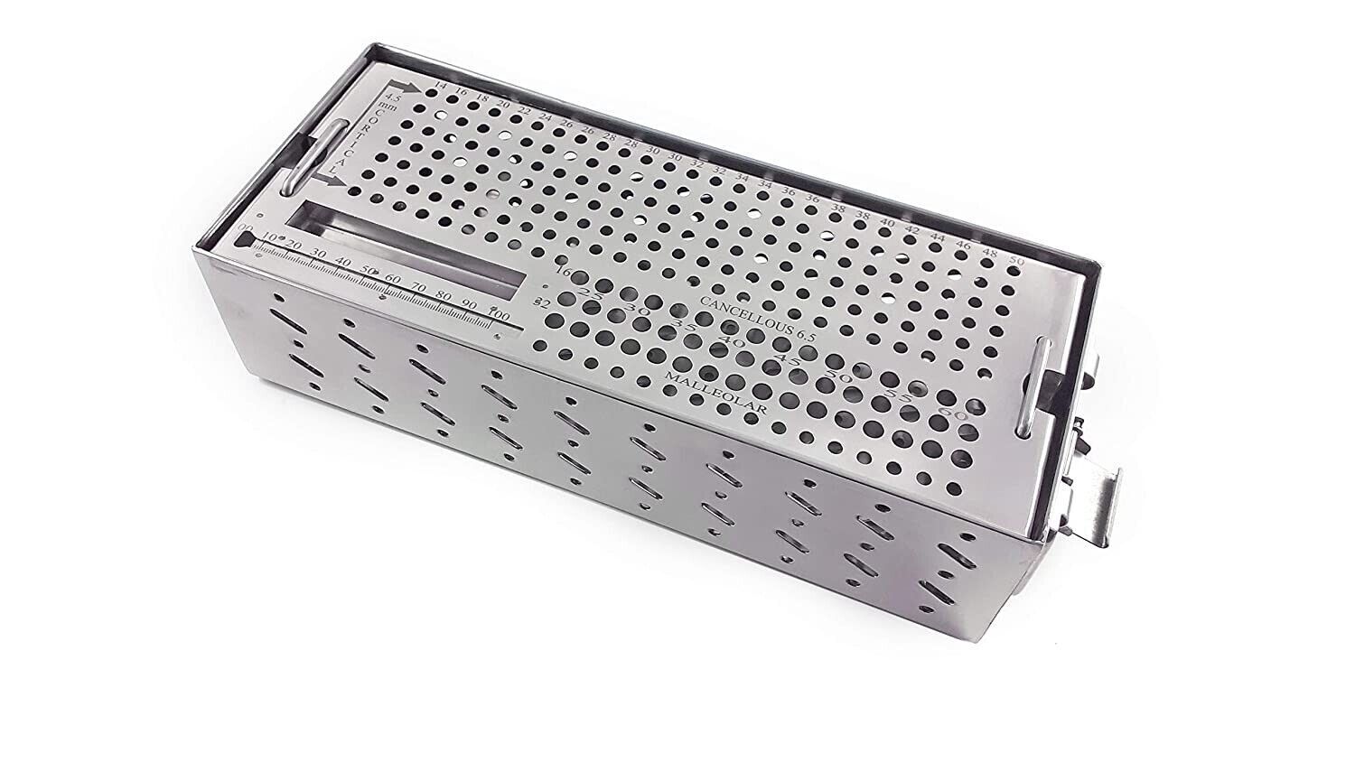 Orthopedic case box for cortical 4.5mm and cancellous 6.5 mm screw