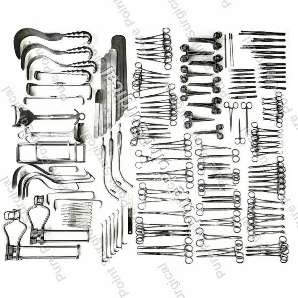 Laparotomy Surgery Set 197 Pcs German Stainless Surgical Instruments Premium
