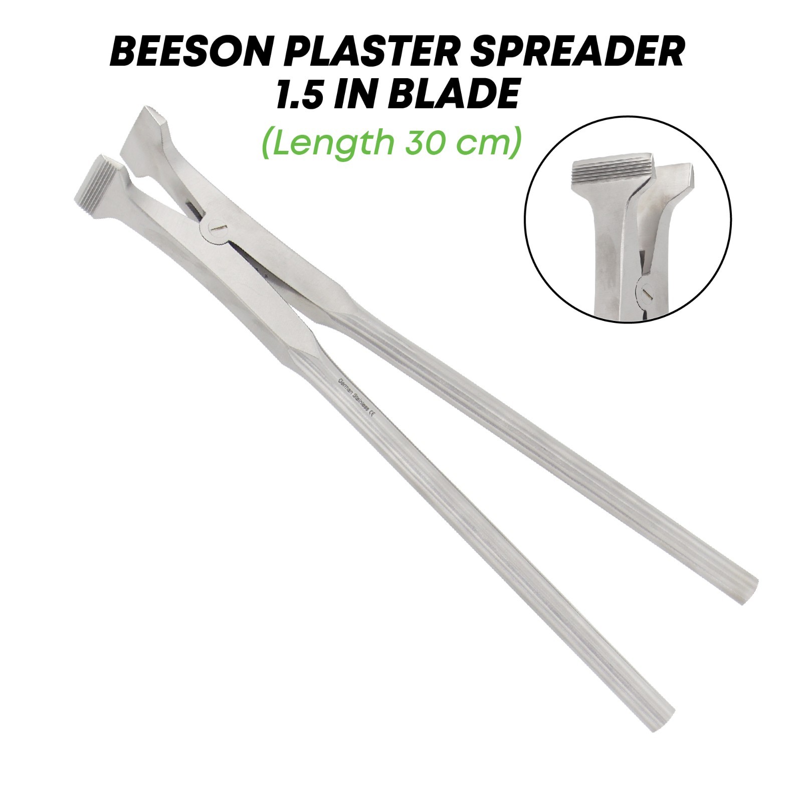 Beeson Plaster Spreader 30 cm 1.5″ Blade Premium Surgical Orthopedic Instruments