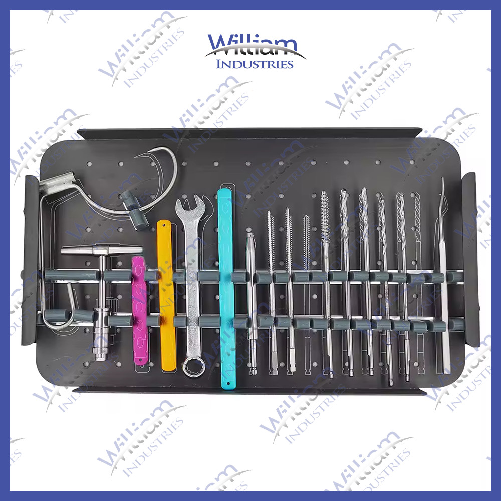 New Basic Large Fragment Set orthopedic instrument With Box