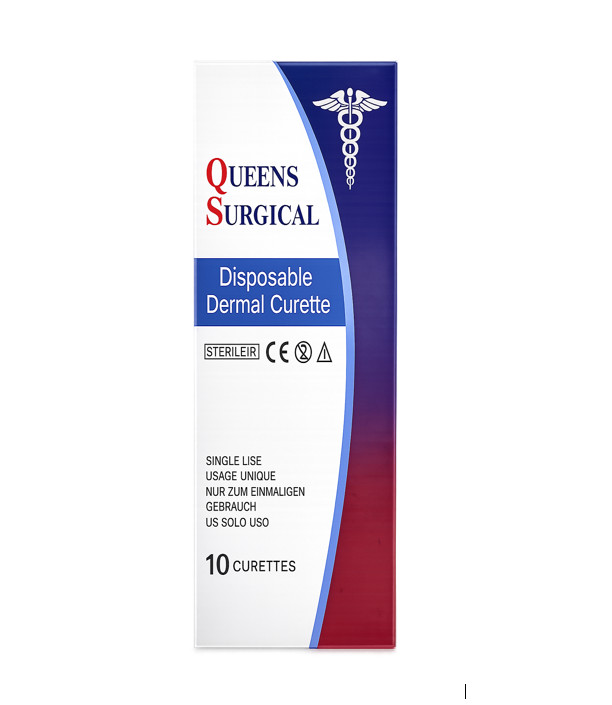 Disposable Dermal Curette – Sterile – Box of 10