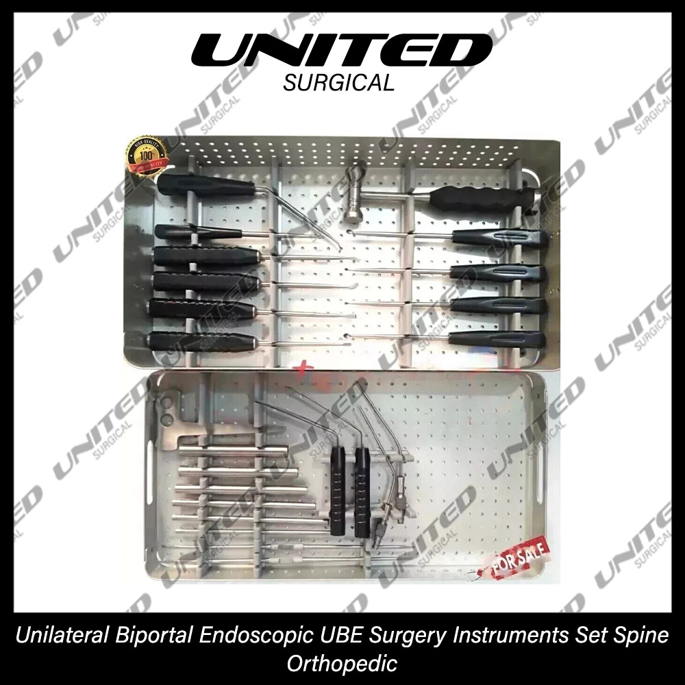 Unilateral Biportal Endoscopic UBE Surgery Instruments Set Spine Orthopedic