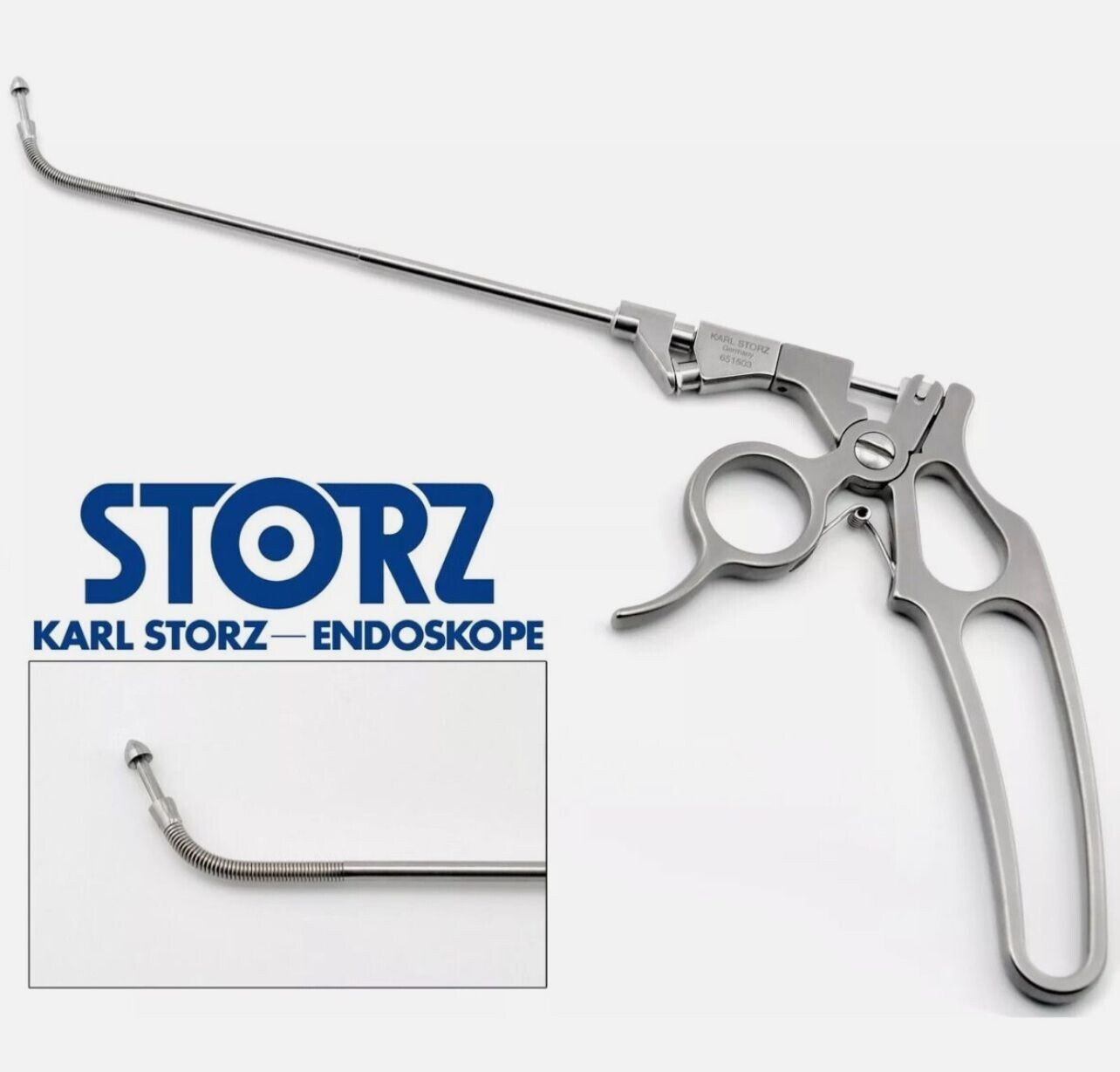KARL STORZ 651503 HOSEMANN Frontal Sinus Nasal Recess Punch Circular Cutting 8″