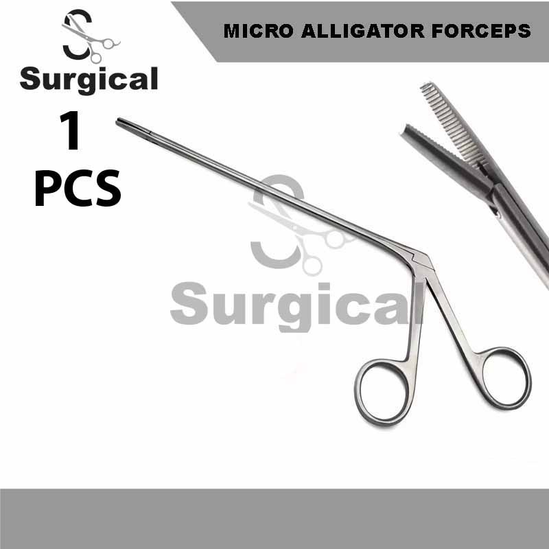 Micro Ear Forceps Serrated Crocodile Alligator Surgical Instruments Sinus Jaws