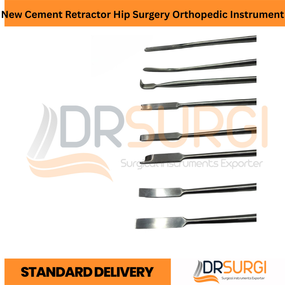 New Cement Retractor Hip Surgery Orthopedic Instrument set of 8 pcs Top Quality