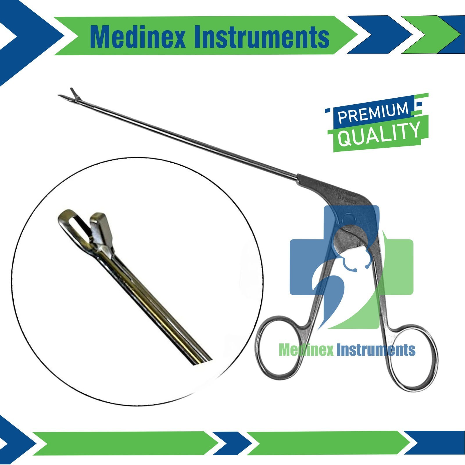 Acufex 012013 Duckbill Basket Punch, Straight 3.4mm Arthroscopy