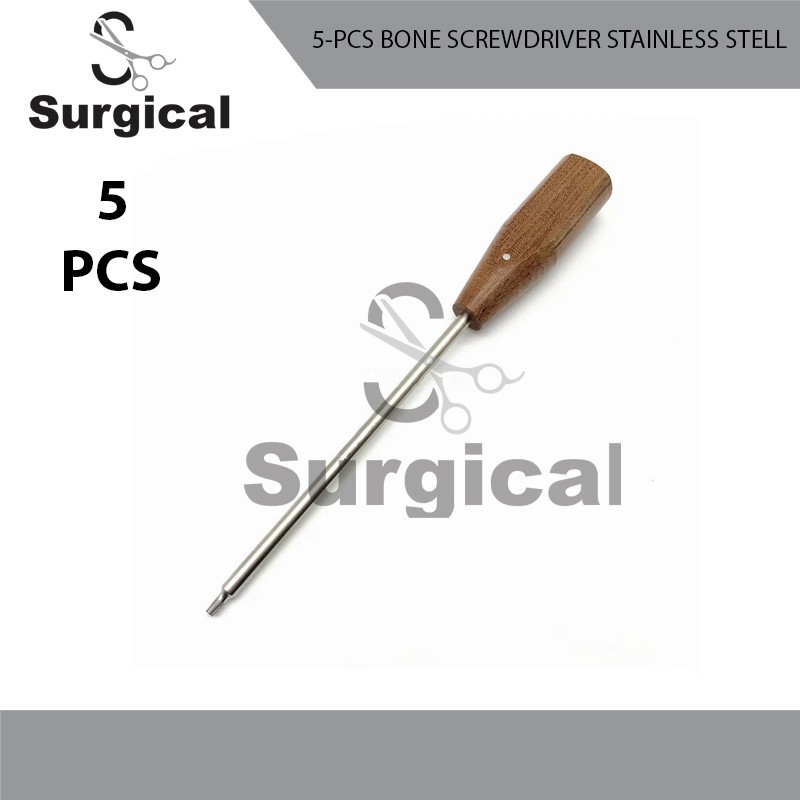 Star Bone Screwdriver Set 5-Pcs Stainless Steel Orthopedics Screw Driver