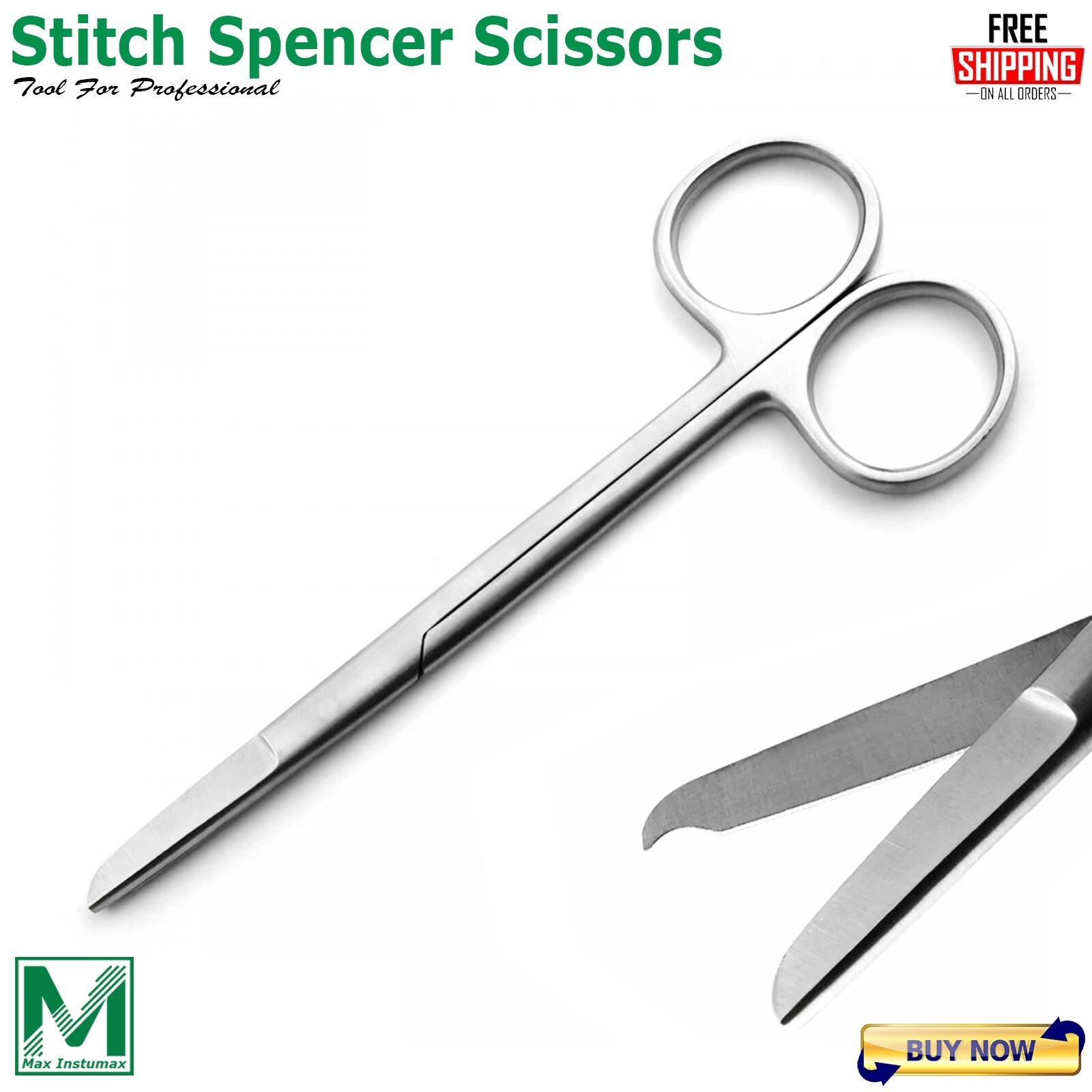 11Pcs Minor Surgery Kit Surgical Instruments Student Dissecting Suture Removal