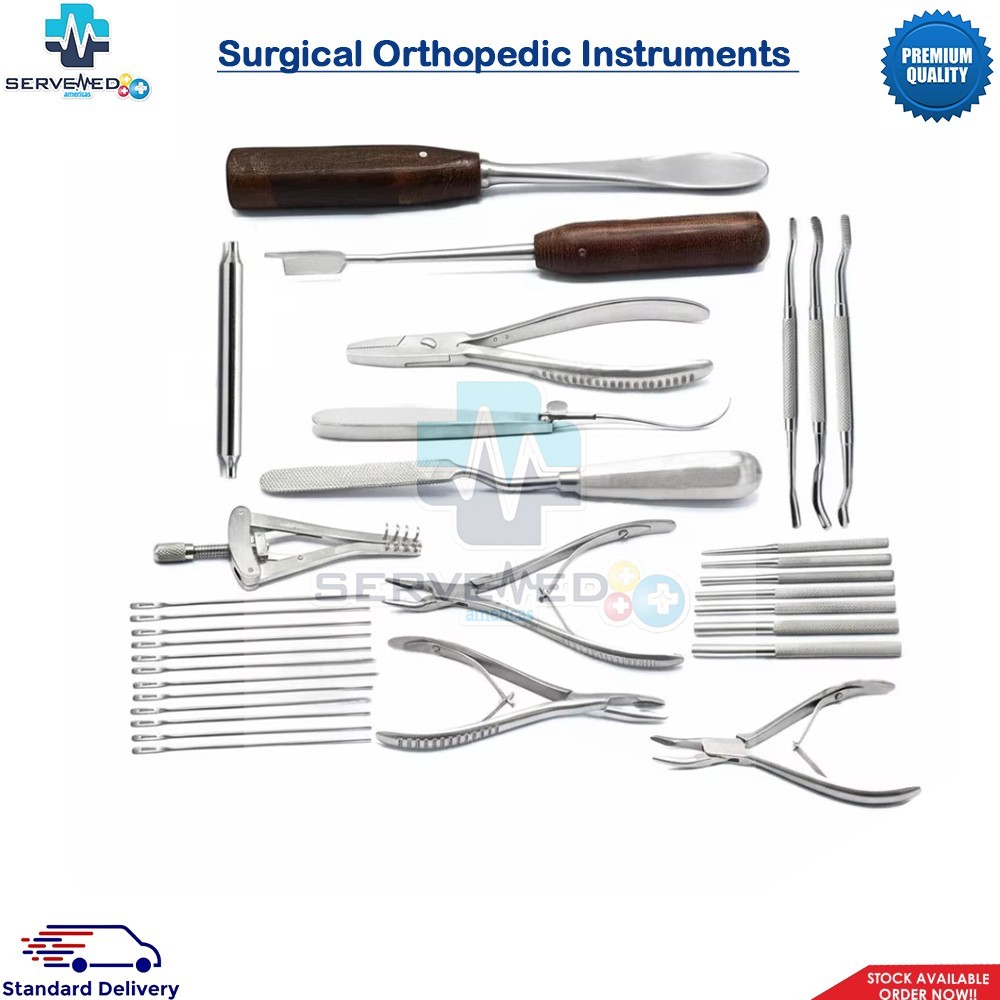 Set Of 32 Pieces Surgical Orthopedic Instruments (13 Items)
