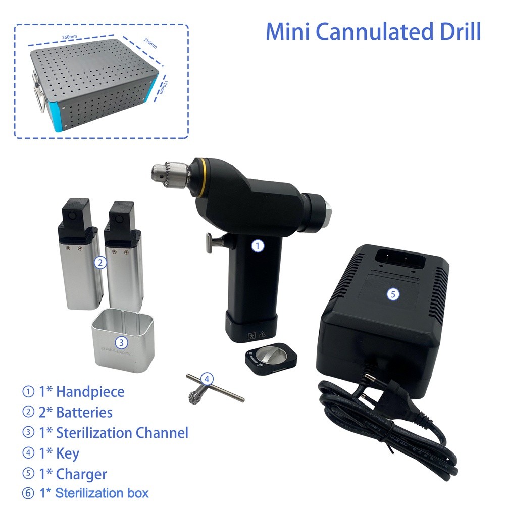 Orthopedic Micro Cannulated Drill Mini Hand Bone Drill Orthopedic Pet Instrument