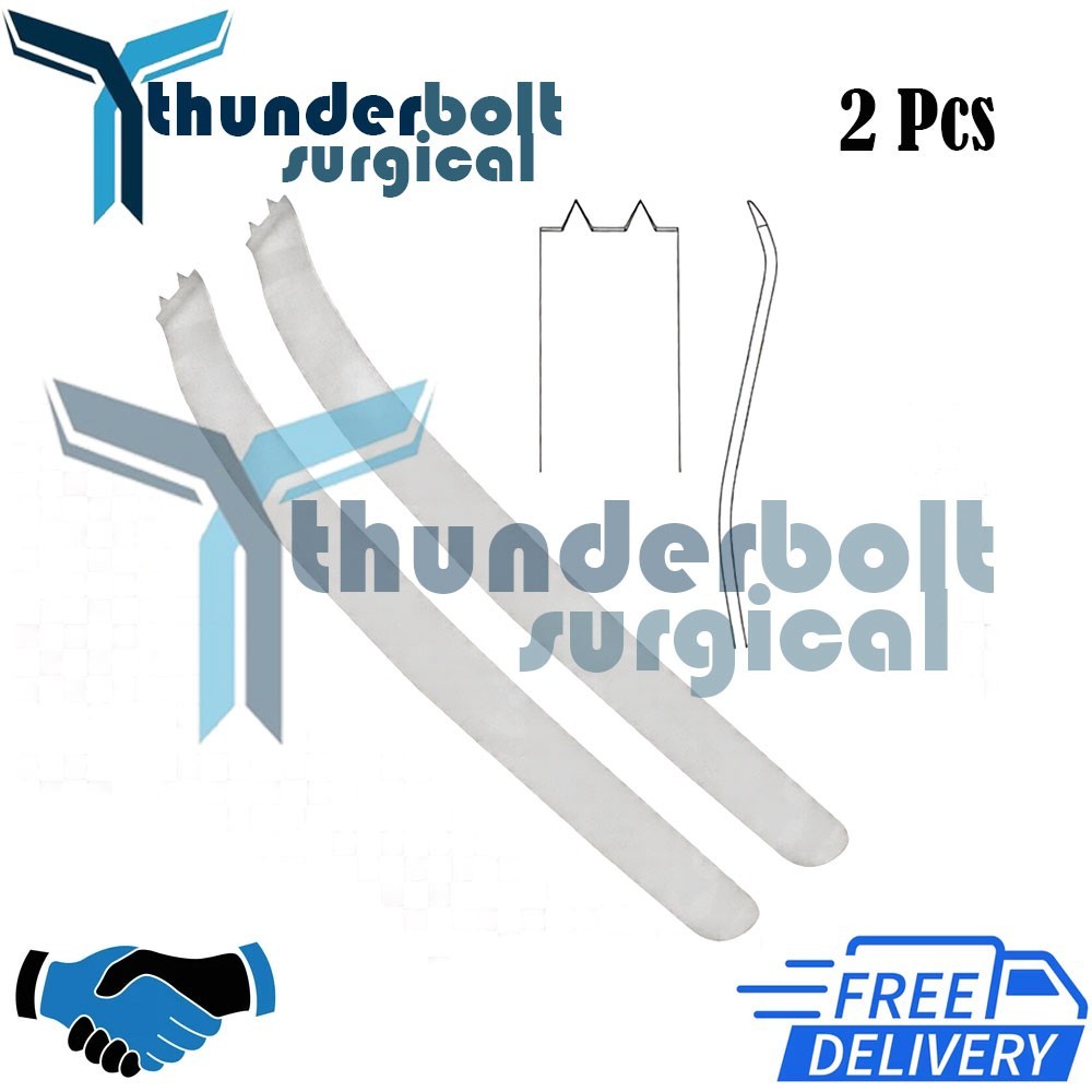Kolbel Glenoid 2 prongs Retractors Orthopedic Surgical Instruments 2pcs