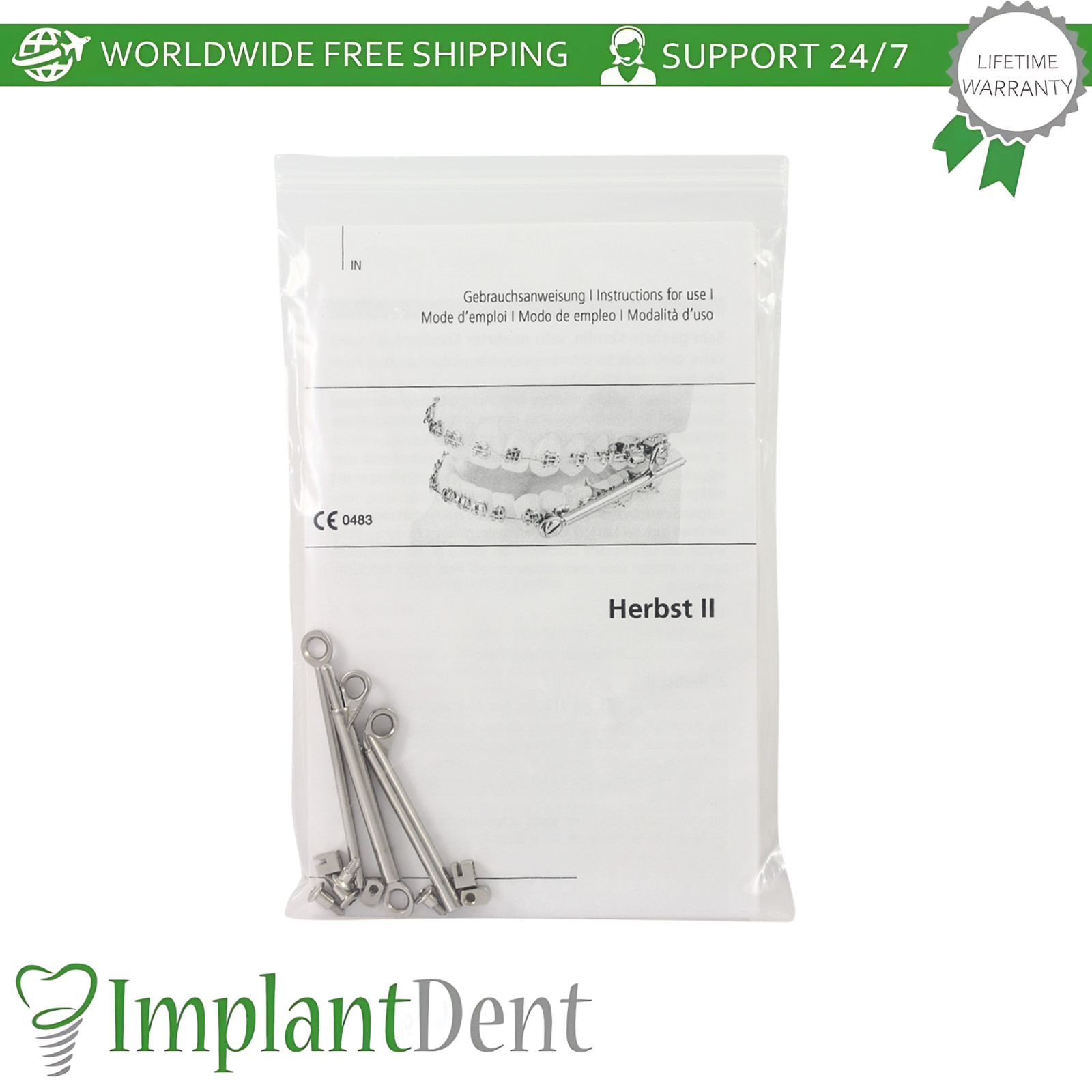 Herbst II Universal Hexagon Socket Dental Tool Correction And Archwire Fixing
