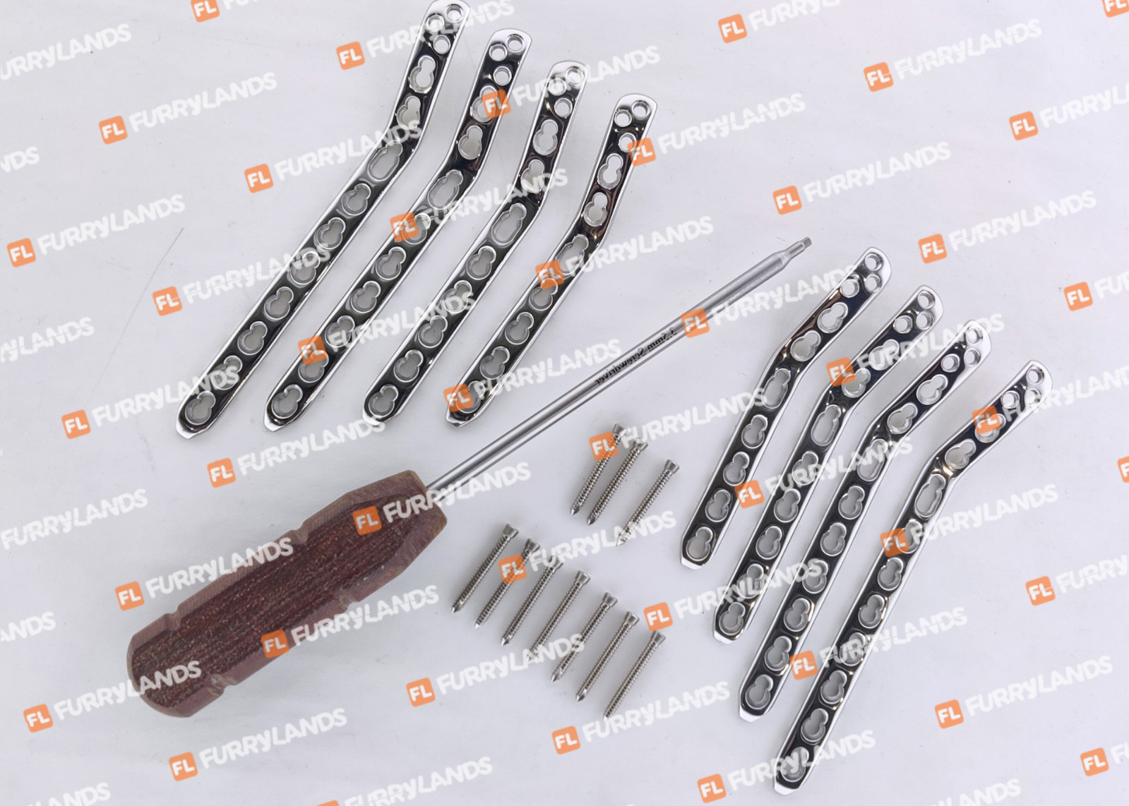Distäl Húmerus Extra-Articular Plates L+R W/ Locking Screws 71 Pcs Set