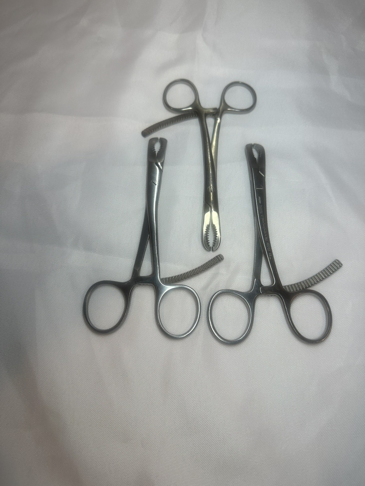 Stryker 702932 VariAx Repositioning Lobster Claw Forceps L143mm SET OF 3